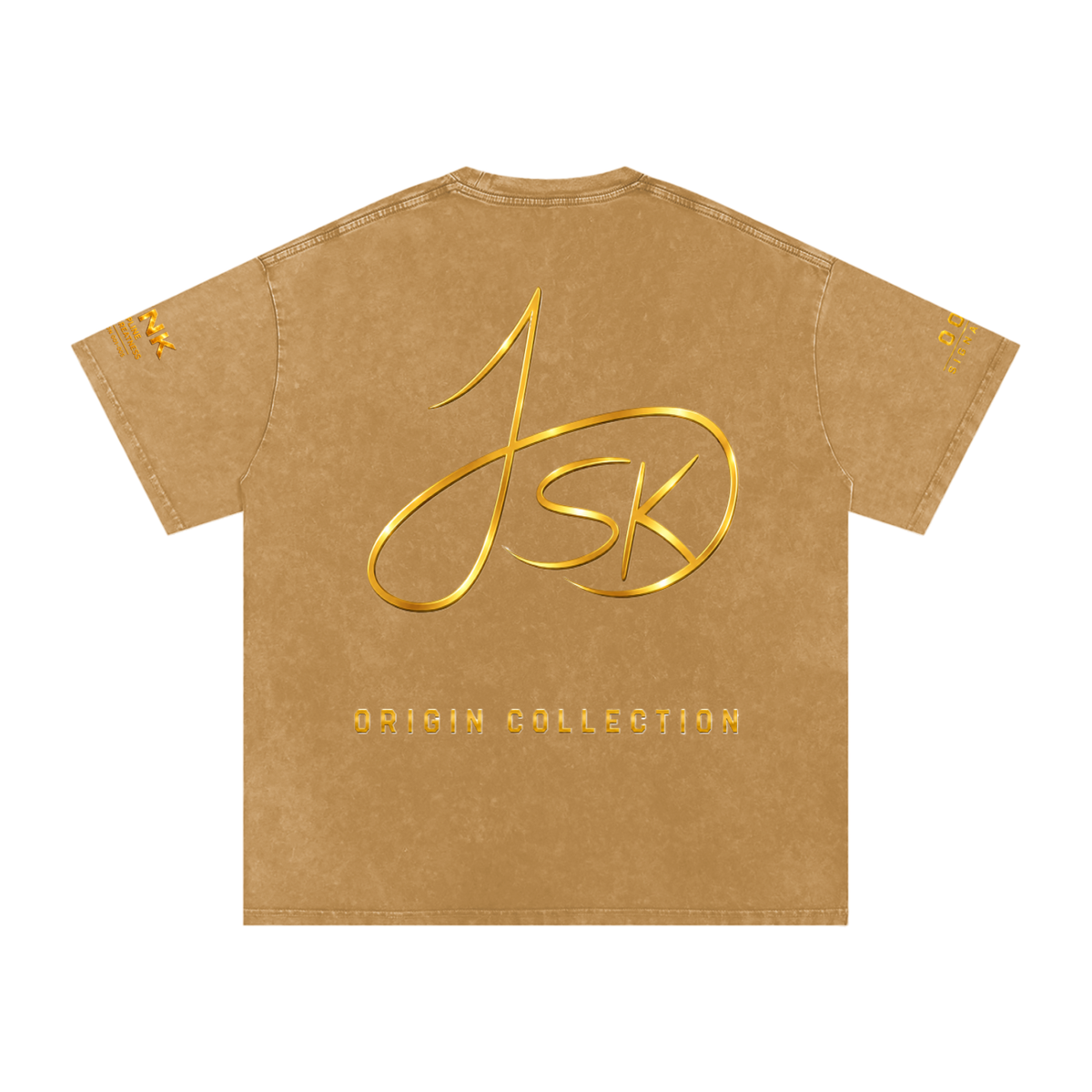 Origin Collection 005 - Signature - Black Edition Snow Washed Oversized Cotton T-Shirt