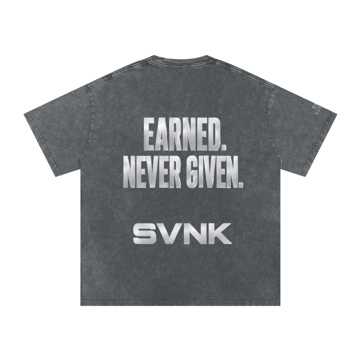 Origin Collection 003 - Earned - Snow Washed Oversized Cotton T-Shirt