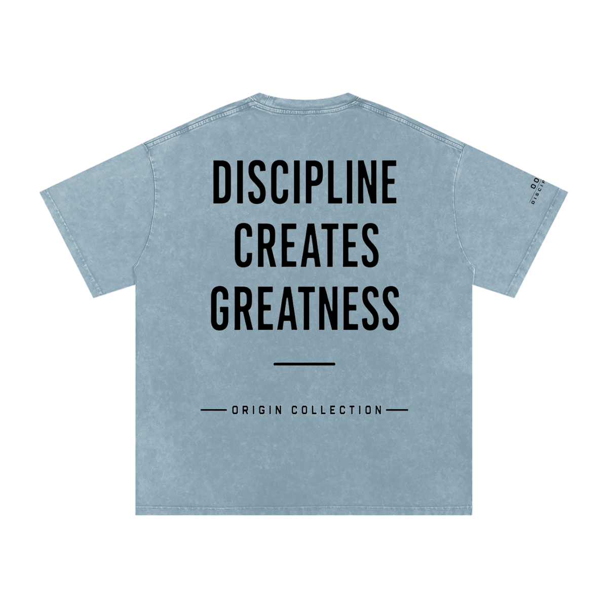 Origin Collection 002 - Discipline - Snow Washed Oversized Cotton T-Shirt