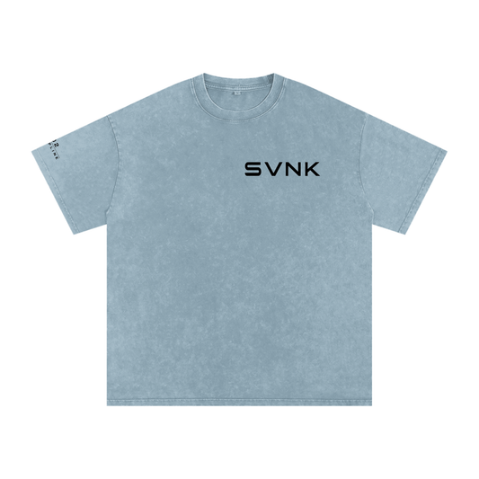 Origin Collection 002 - Discipline - Snow Washed Oversized Cotton T-Shirt