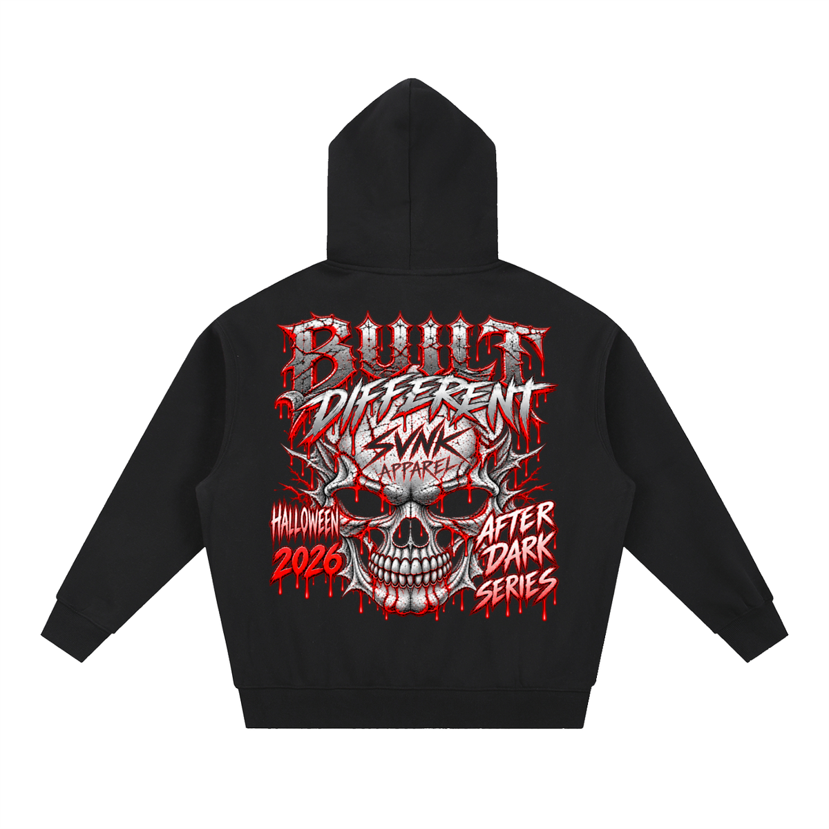 After Dark Series - Built Different Hoodie Poly/Cotton