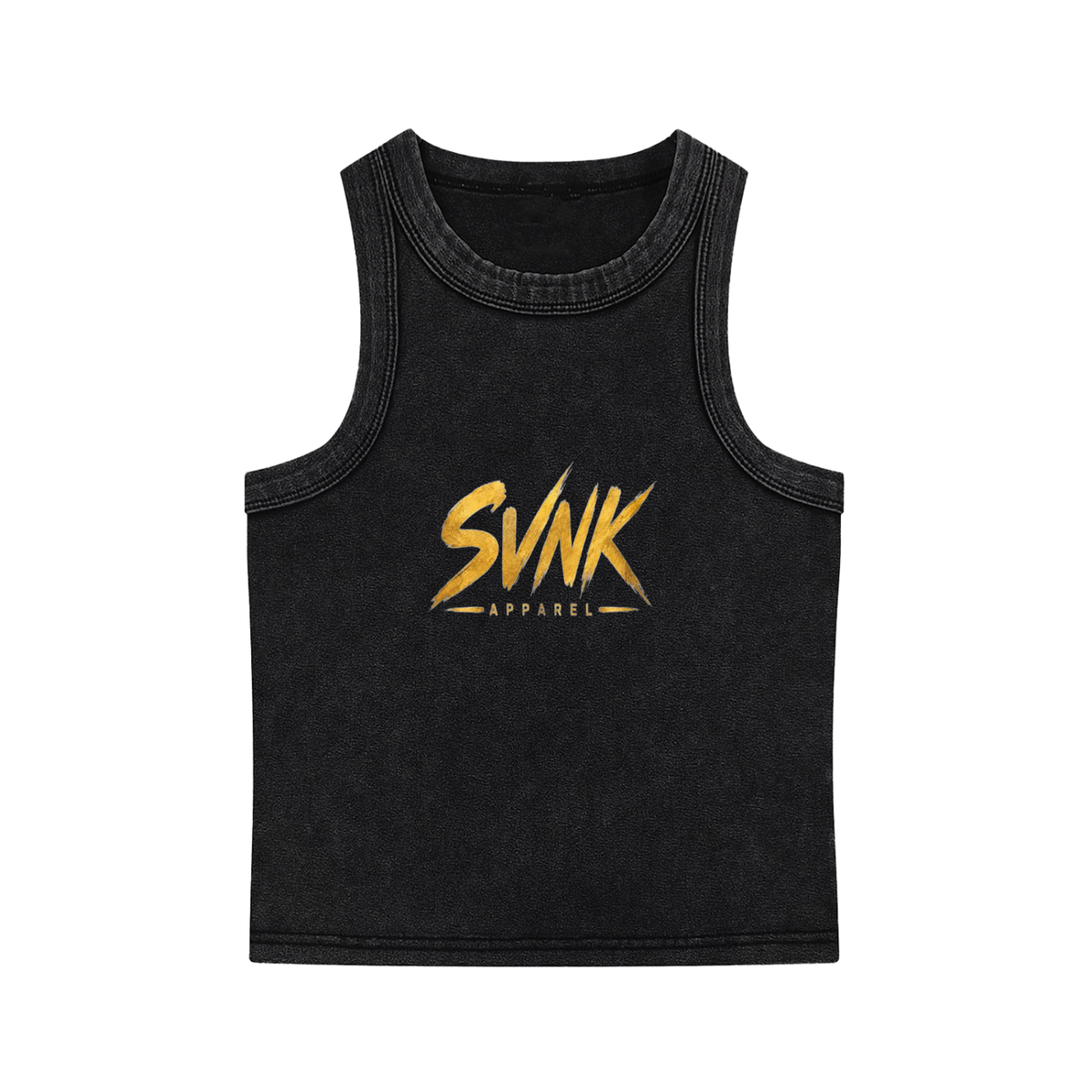 Snow Washed Tank Top Womens - Front print only