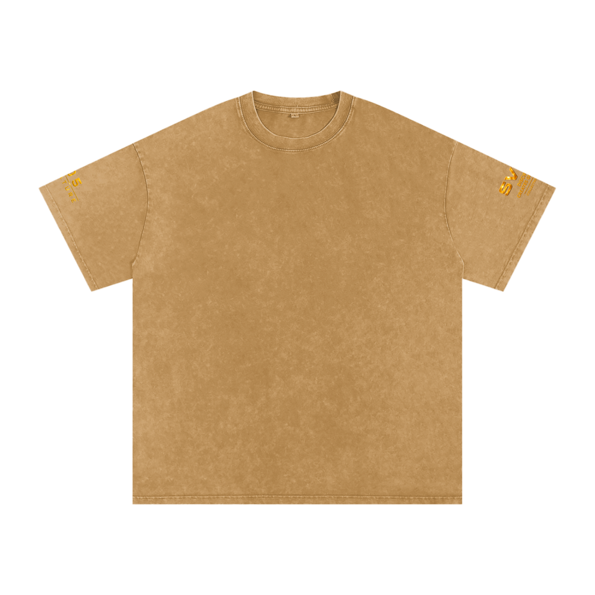Origin Collection 005 - Signature - Black Edition Snow Washed Oversized Cotton T-Shirt