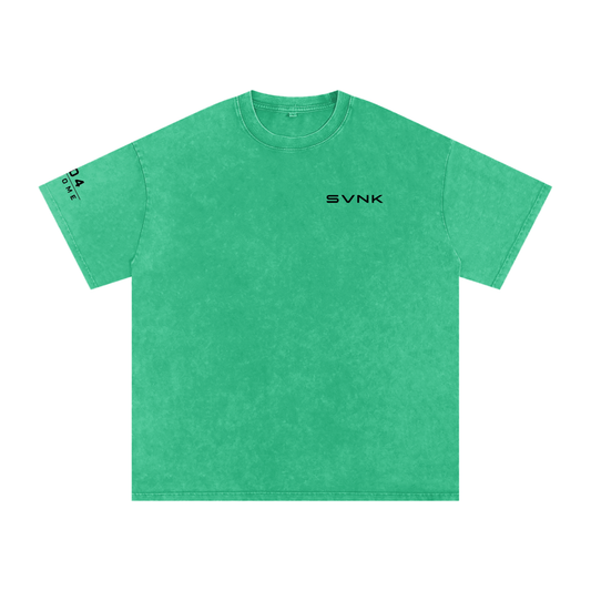Origin Collection 004 - Become - Black edition Snow Washed Oversized Cotton T-Shirt