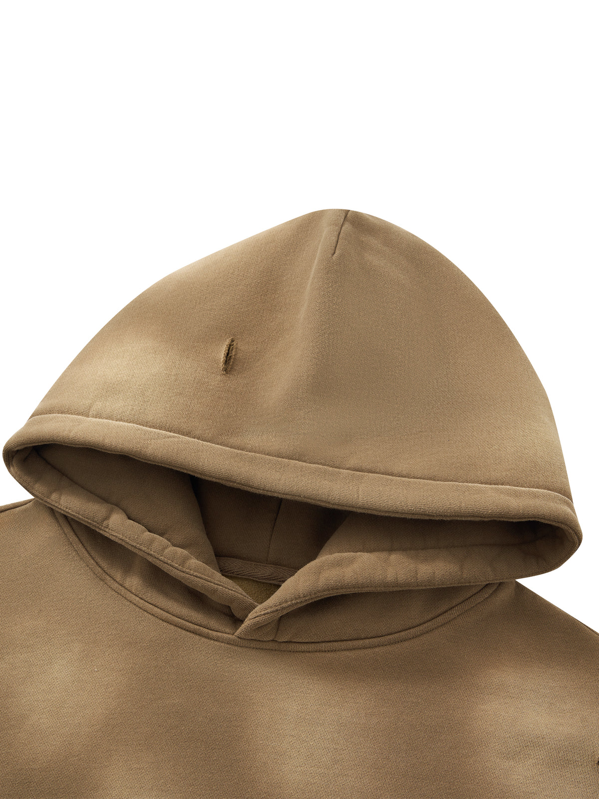 Unisex Sunfade Frayed Fleece Hoodie