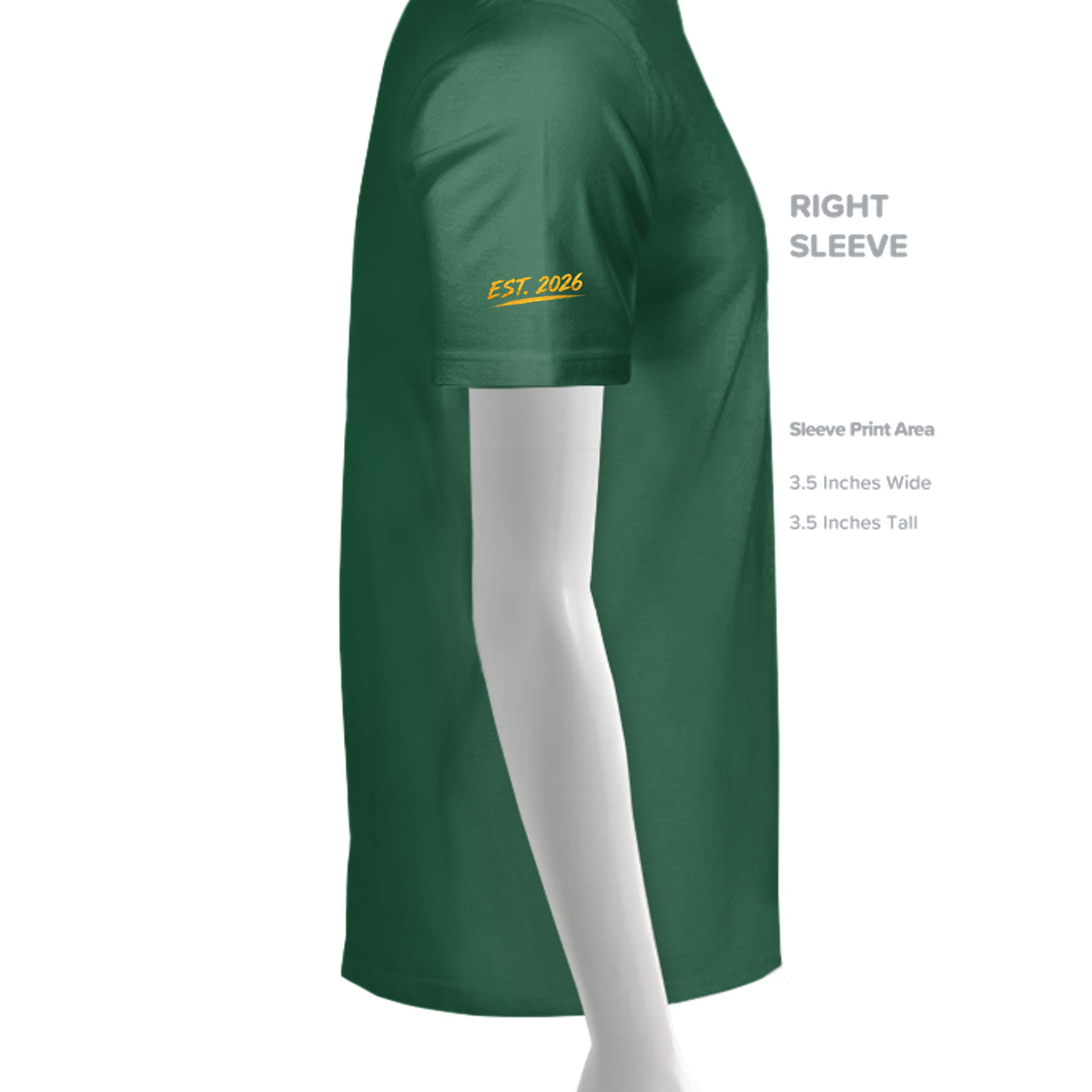 Fan Dark Green - G640 - SLEEVE_RIGHT