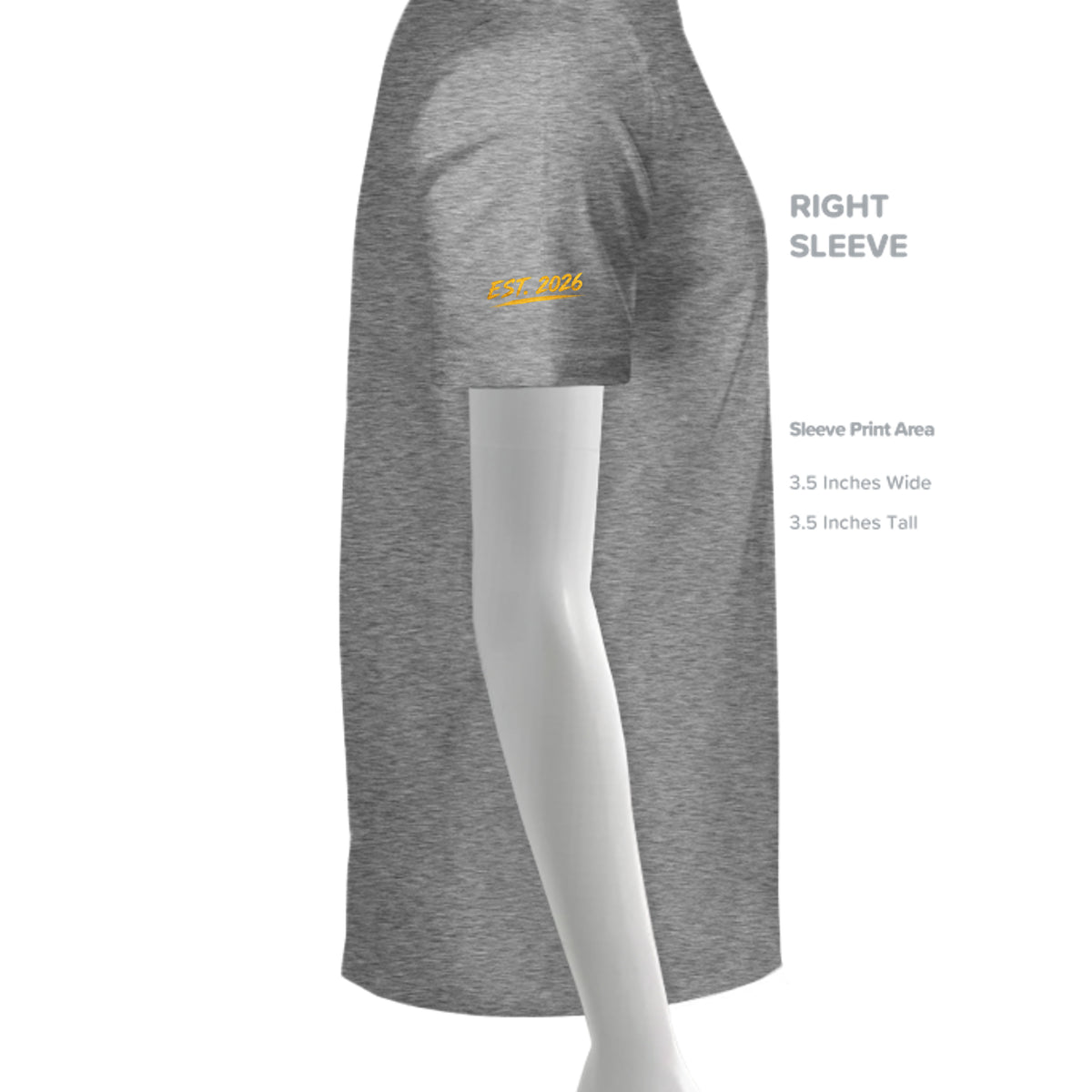 GRAPHITE HEATHER - G640 - SLEEVE_RIGHT